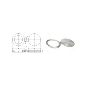 Dimensions of ASME B16.48 Spectacle Blind Flange